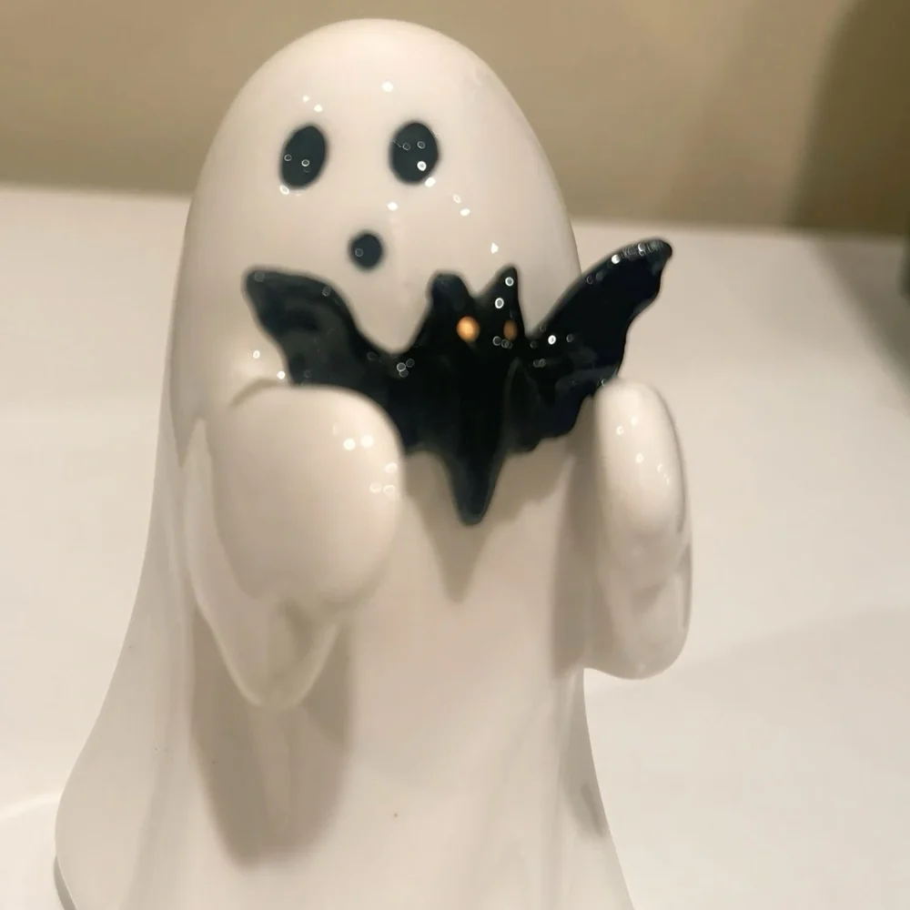 Target - Ceramic Ghost with Bat Halloween Figurine - Hyde and EEK!